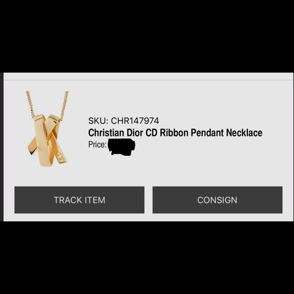 CHRISTIAN DIOR-AUTHENTIC Gold Pendant/Necklace - Picture 15 of 16